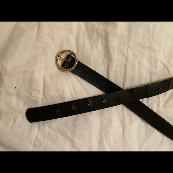 Women’s Black Leather Belt - Picture 4 of 11